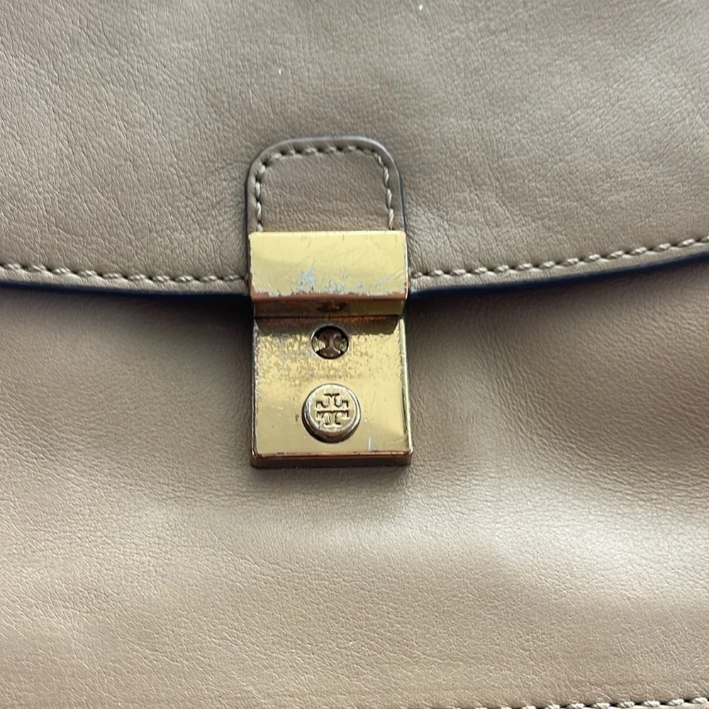 Vintage Tory Burch soft leather shoulder bag
